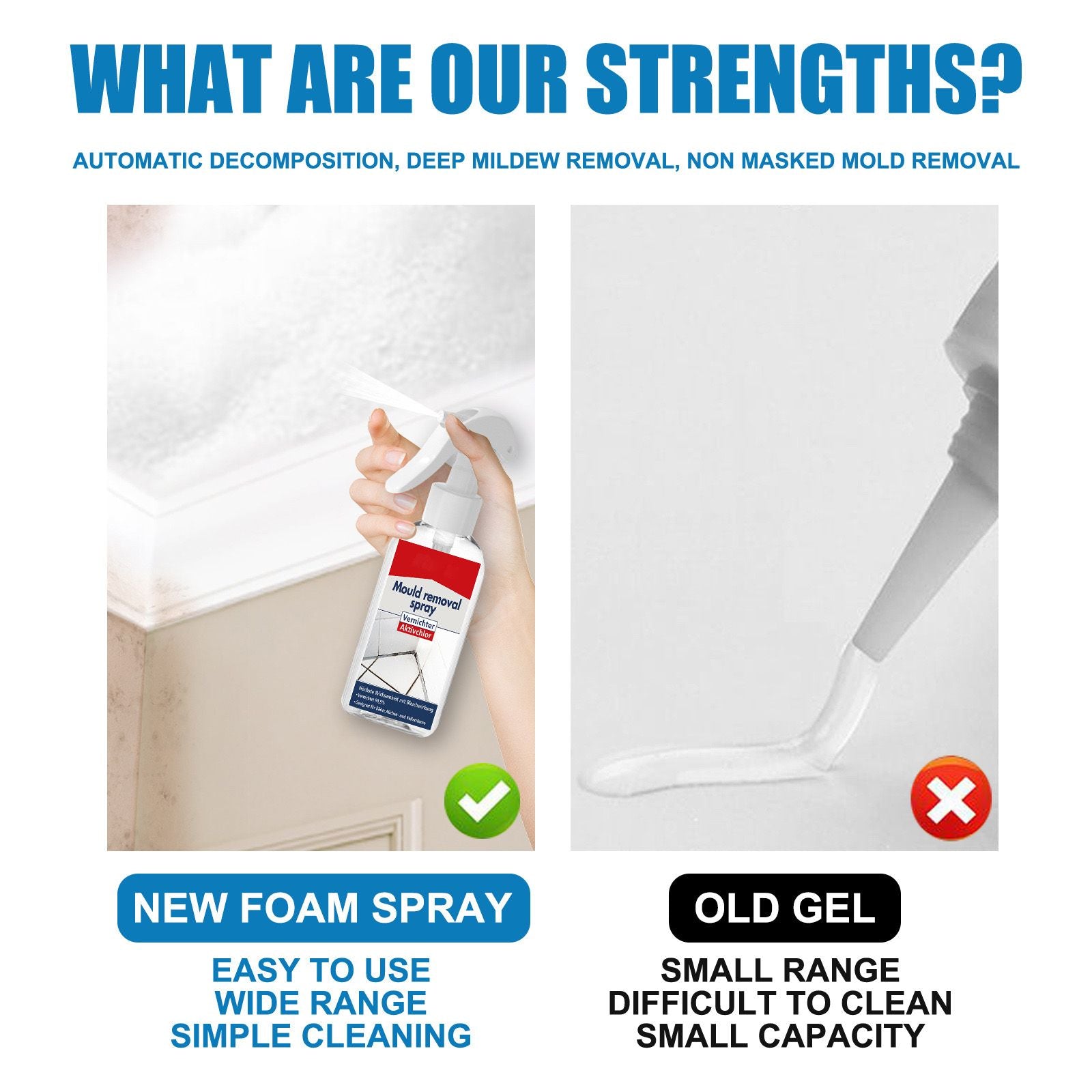 Mehrzweckreiniger für Schimmelflecken