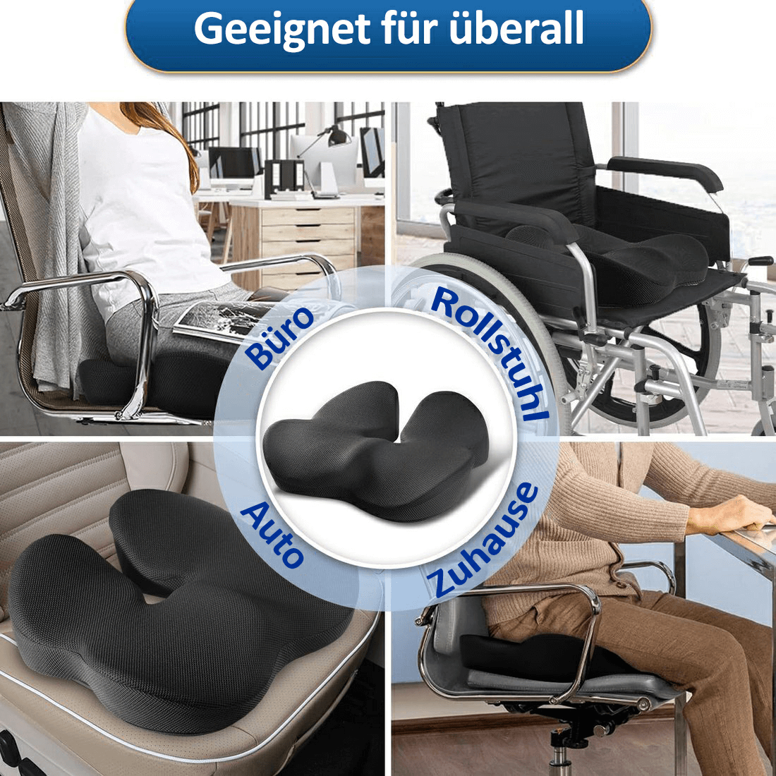 ✨✨Ergonomisches Sitzkissen aus Memory-Schaumstoff
