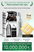 Fruchtessenz-Haarfärbekamm – Sanft färbend und pflegend für glänzendes Haar 💇‍♀️🌟