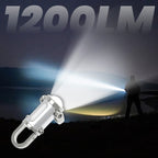 🔥Hot Sale🔥1200LM Superhelle Mini-Schlüsselanhänger-Taschenlampe Wasserdicht
