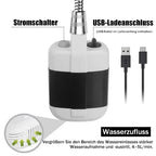 🚿✨Tragbare Campingdusche Mit Einstellbarem Durchfluss ✨Für Einfaches Und Bequemes Reinigen Im Freien!