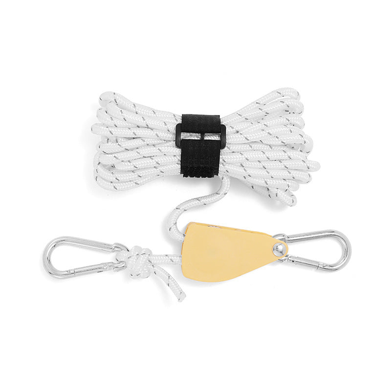 🪢Tragbares verstellbares Fix-Campingseil🌳