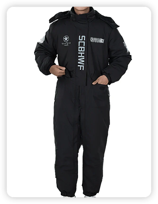 ❄️ Isolierter Ganzkörperanzug für Winter Outdoor-Aktivitäten – Perfekt für Reiten und mehr!