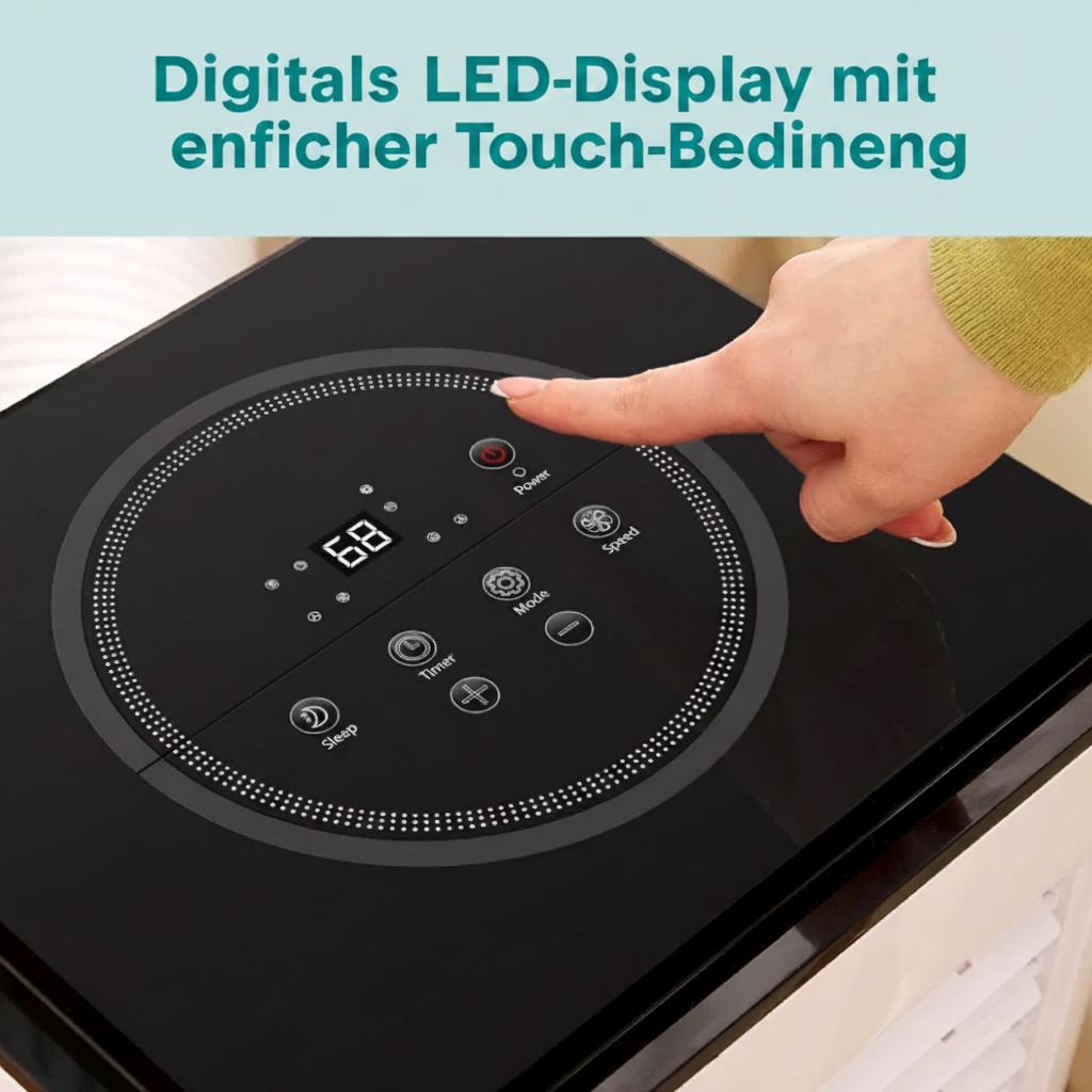 Digitales LED-Display mit einfacher Touch-Bedienung