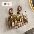 🎁Zeitlich begrenzt 50%RABATT🎁Aufbewahrungsregal mit Saugnapf und Abflussloch