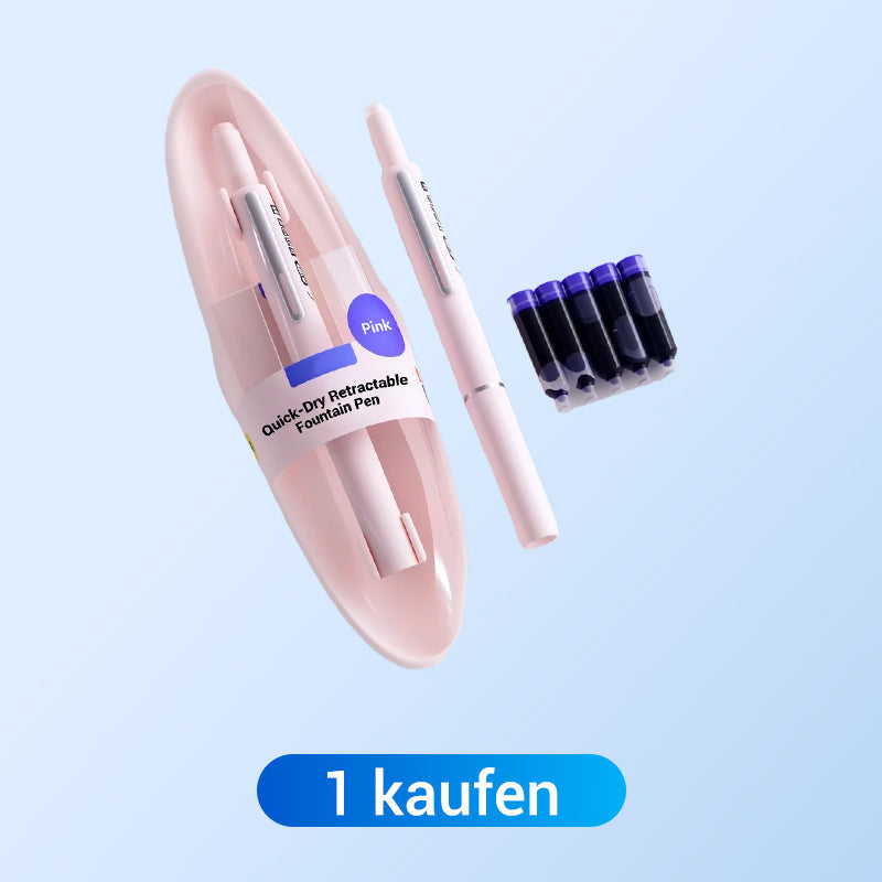 Schnell Trocknender, Einziehbarer Füllfederhalter