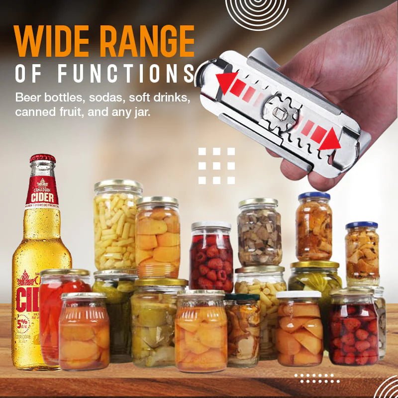 🔥Letzter Tag des Ausverkaufs 50 % Rabatt🔥Leicht einstellbarer Deckelöffner aus Edelstahl