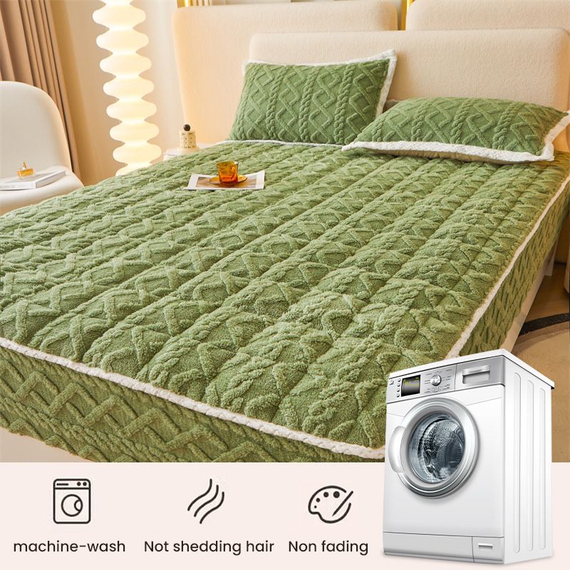 💖Black-Friday-Mega-Angebot – 50 % Rabatt!💖 Winter-Bettlaken-Set 3-teilig, strapazierfähig & wärmeverstärkt für Zuhause