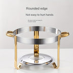 🔥 Black Friday - 60 % Rabatt zum Tiefstpreis! 🔥Edelstahl-Aufwärmpfannen-Buffet-Set