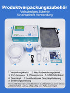 🚿✨Tragbare Campingdusche Mit Einstellbarem Durchfluss ✨Für Einfaches Und Bequemes Reinigen Im Freien!