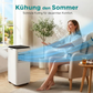 Kühlung den ganzen Sommer