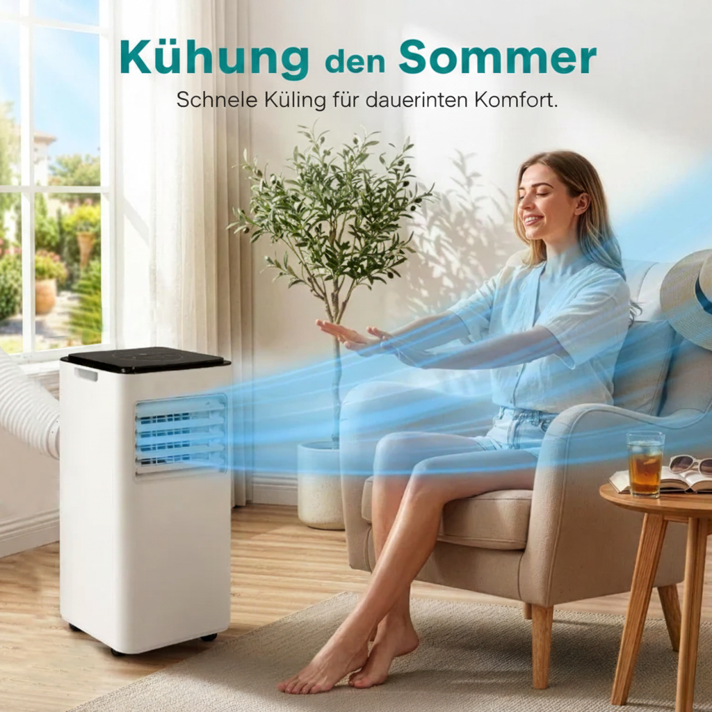 Kühlung den ganzen Sommer