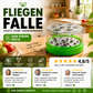 🪰 Wiederverwendbare stromlose Fliegenfalle – Kein Strom nötig, unschädlich für Kinder & Haustiere, für Küche, Hof & Stall