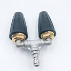 Dual -Turbo -Düse aus rostfreiem Stahl für Druckwaschmaschinen