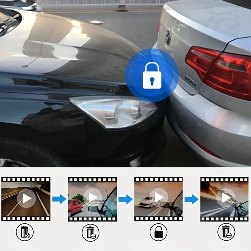 🔥Dashcam mit 170° Weitwinkel und 1080p Doppelobjektiv💯💯💯