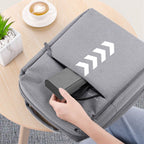 Minimalistisches Brillenetui aus Hartleder