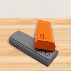 Minimalistisches Brillenetui aus Hartleder