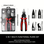 5-in-1-Zangenset, Mehrzweckzange mit austauschbarem Kopf