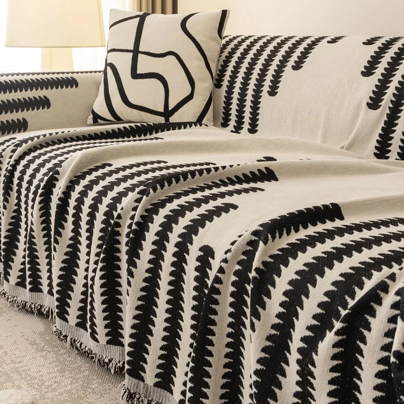 ✨ Vier-Jahreszeiten Chenille Sofaüberwurf – Rutschfest, kratzfest & stilvoll im modernen INS-Design, hochwertige Sofadecke für ein elegantes Zuhause