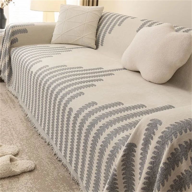 ✨ Vier-Jahreszeiten Chenille Sofaüberwurf – Rutschfest, kratzfest & stilvoll im modernen INS-Design, hochwertige Sofadecke für ein elegantes Zuhause