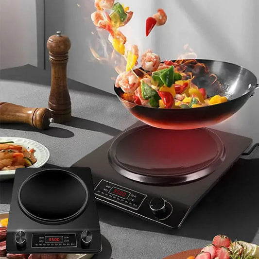 ⚡Zeitlich begrenztes Angebot von 49% - 3500 Watt Induktionskochfeld mit konkavem Design – 10 Temperaturstufen (200W-3500W), IPX4 wasserdicht, schnelles Aufheizen für alle Topfformen, inkl. Überhitzungsschutz
