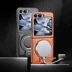 Magnetische Handyhülle mit Ringständer für Galaxy Z Flip Serie