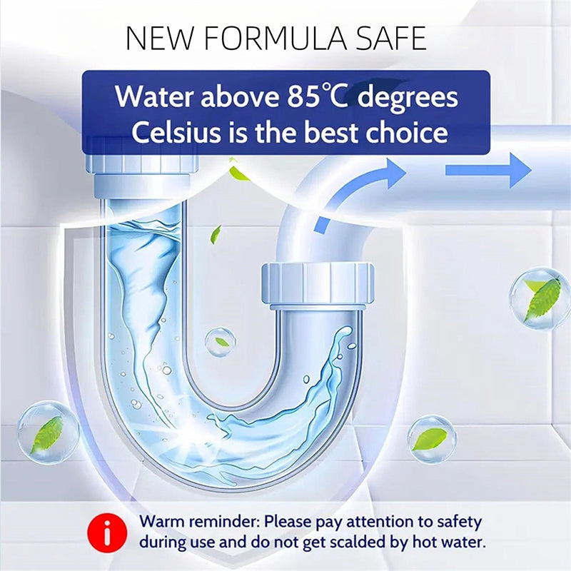 Vielseitiger leistungsstarker Abflussreiniger gegen Verstopfungen