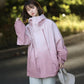 💥Wind- und wasserdichte Jacke mit Kapuze und Farbverlauf für Unisex