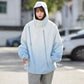 💥Wind- und wasserdichte Jacke mit Kapuze und Farbverlauf für Unisex