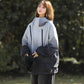 💥Wind- und wasserdichte Jacke mit Kapuze und Farbverlauf für Unisex