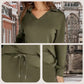 👗2-teiliges Lounge-Set mit langen Ärmeln für Damen