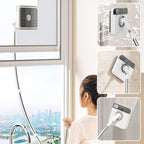 Mehrzweck-Fensterreiniger für den Haushalt mit Stiel und Schwamm