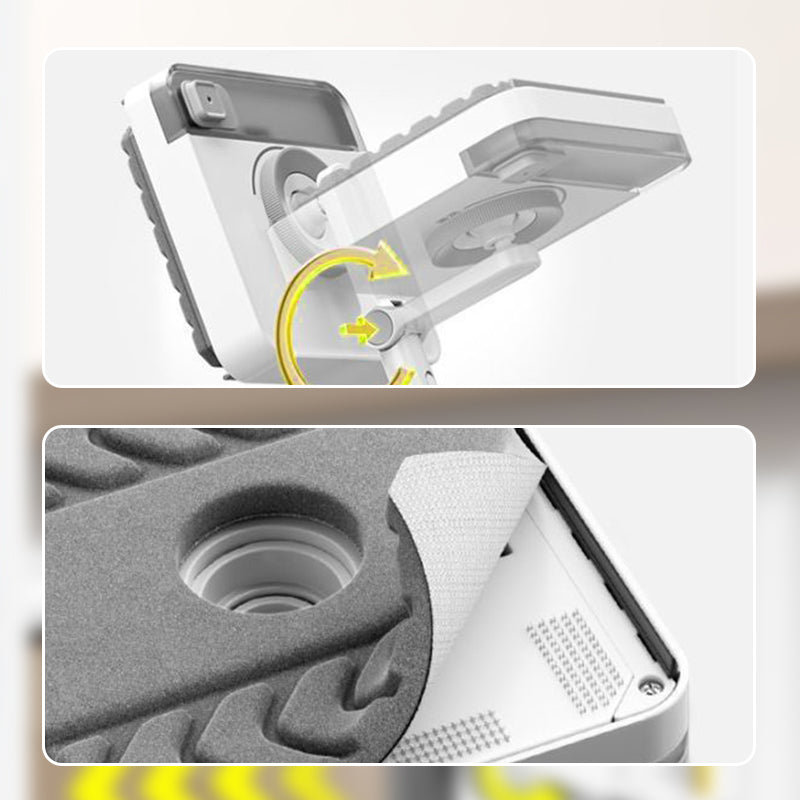 Mehrzweck-Fensterreiniger für den Haushalt mit Stiel und Schwamm