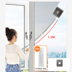 Mehrzweck-Fensterreiniger für den Haushalt mit Stiel und Schwamm