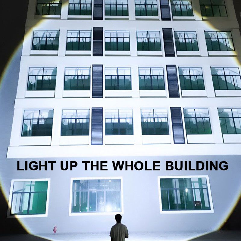 🔥 Heißer Verkauf 🔥 Multifunktionale weiße Laser Teleskop Zoom Tactical Taschenlampe