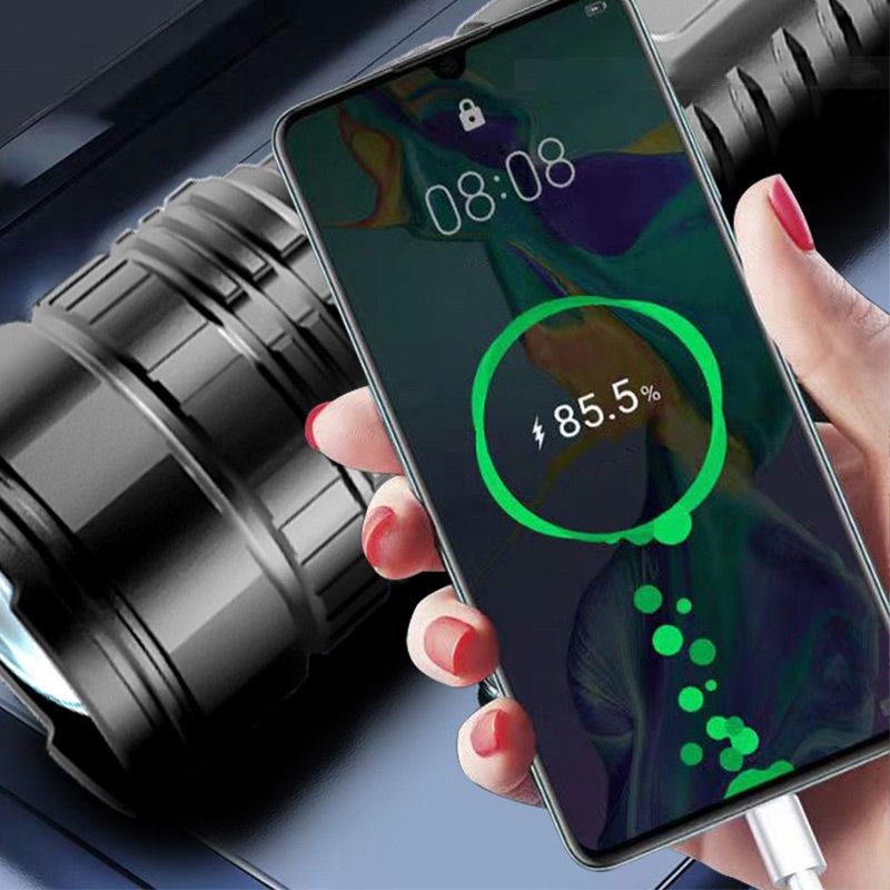 🔥 Heißer Verkauf 🔥 Multifunktionale weiße Laser Teleskop Zoom Tactical Taschenlampe