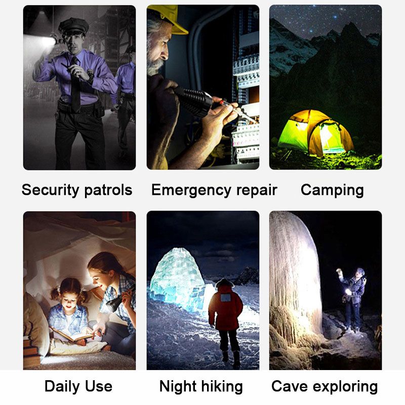 🔥 Heißer Verkauf 🔥 Multifunktionale weiße Laser Teleskop Zoom Tactical Taschenlampe