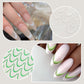 Minimalistische Gradient 3D Arc-Moon Nail Art Aufkleber
