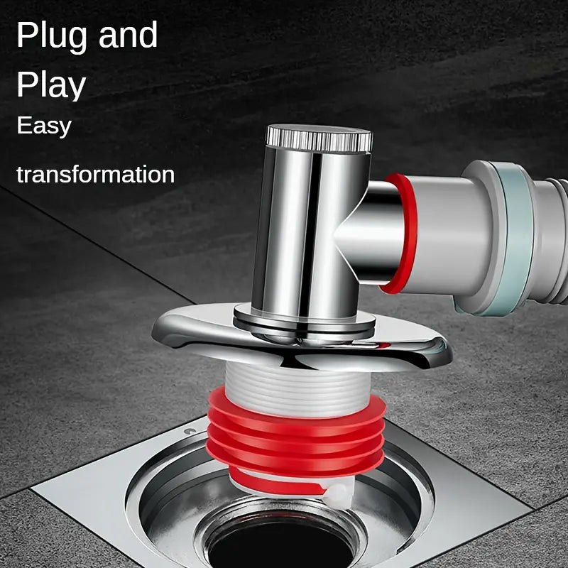 Anti-Überlauf-Deodorant-Bodenablaufadapter für Waschmaschinen
