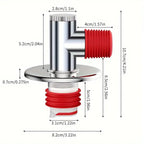 Anti-Überlauf-Deodorant-Bodenablaufadapter für Waschmaschinen