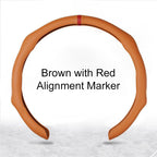 Atmungsaktive, rutschfeste, ultradünne Lenkradabdeckung🚗