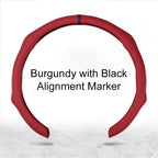 Atmungsaktive, rutschfeste, ultradünne Lenkradabdeckung🚗