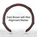 Atmungsaktive, rutschfeste, ultradünne Lenkradabdeckung🚗