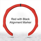 Atmungsaktive, rutschfeste, ultradünne Lenkradabdeckung🚗