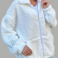 ❄️Winter Angebote❄️ Damen Strickjacke aus Plüsch