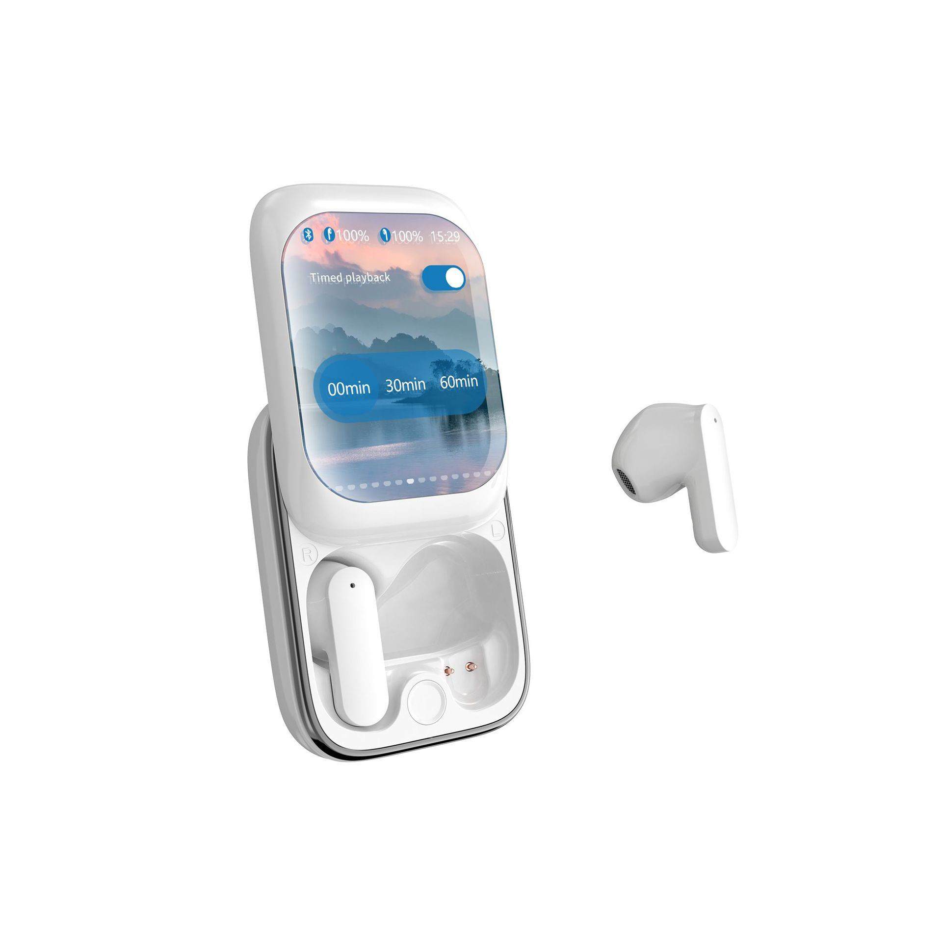 2025 AI Touch Slider Earphones