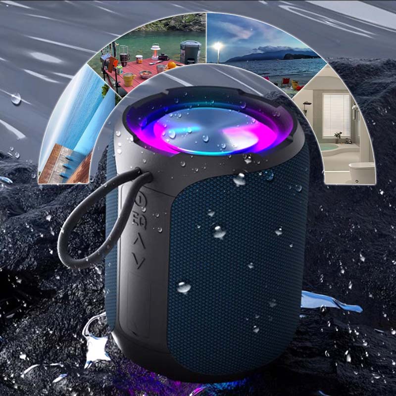 Tragbarer Bluetooth-Lautsprecher mit 40 W Spitzenleistung und RGB-Beleuchtung