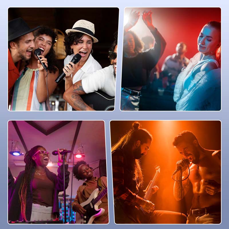 Tragbarer Bluetooth-Lautsprecher mit 40 W Spitzenleistung und RGB-Beleuchtung