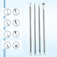 💓 Letzter Tag Rabatt 💥 Medizinische Mitesser-Pinzettenset（7-teiliges Set）