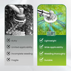 🔥Fadentrimmer-Ersatzkopf，Grasschneidekopf aus Stahldraht